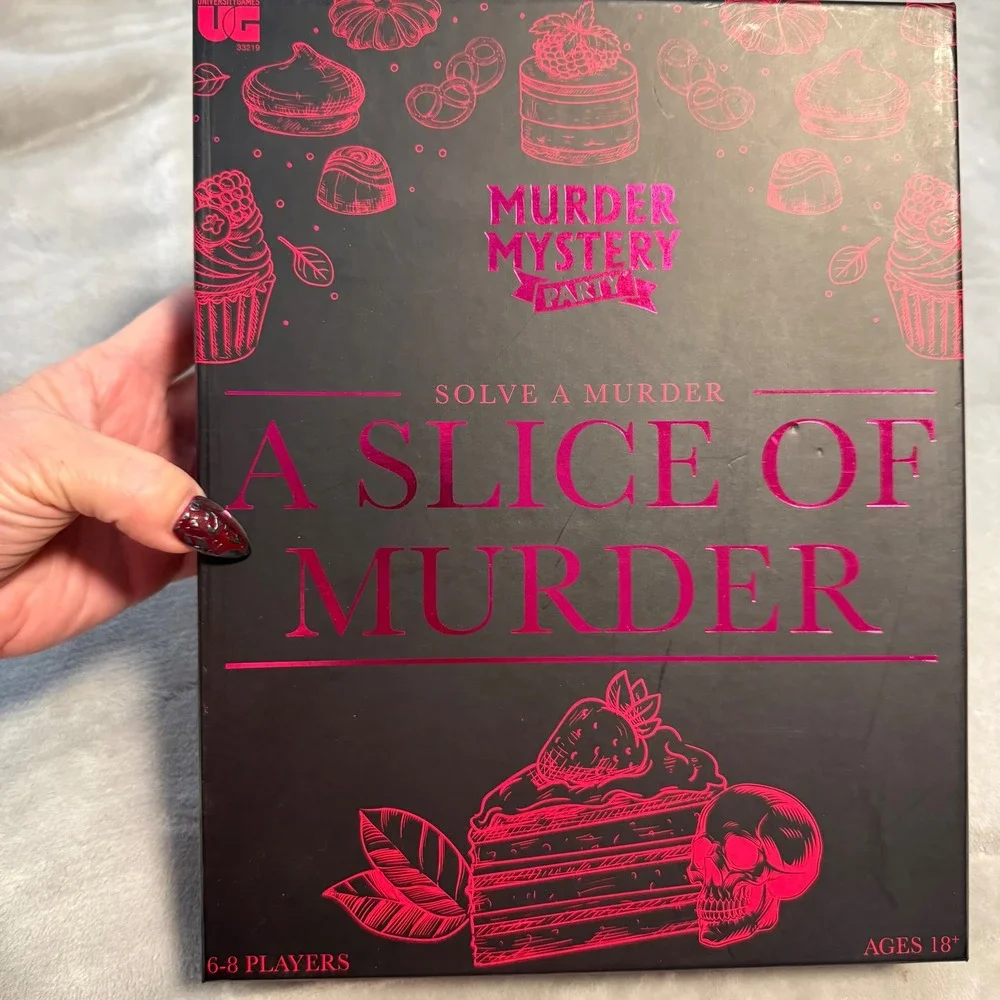 Murder Mystery Party Game A Slice of Murder‎ New Sealed 6–8 Players